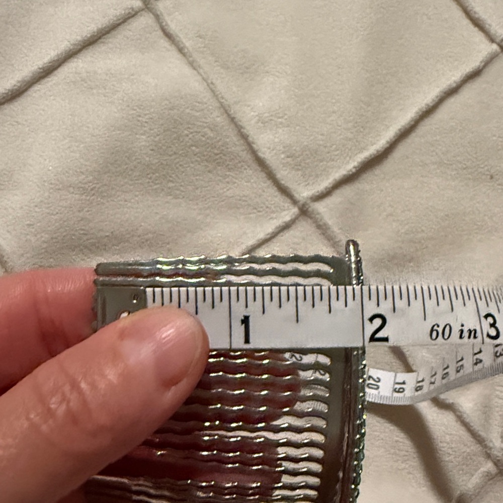 Green Rhinestone Hair Comb - Picture 8 of 9